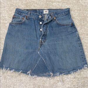 Elizabeth and James Vintage Levi’s Jean skirt